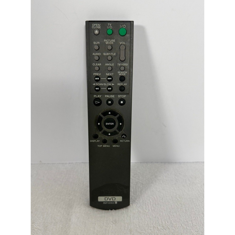 Sony RMT-D126A DVD Player Remote Control OEM Tested